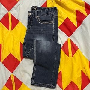 Maurices Women's Dark Blue Ankle Jeans